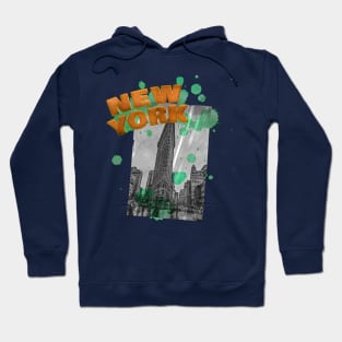 New York Drip - Orange/Green Hoodie